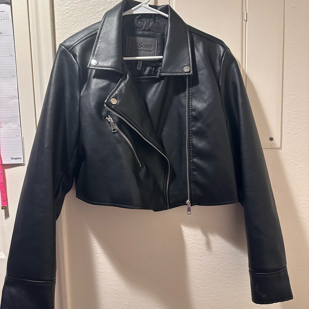 Women's Black Leather Jacket